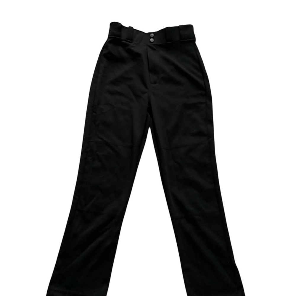 Rawlings Youth Black Baseball Pants Straight Leg Size Medium
